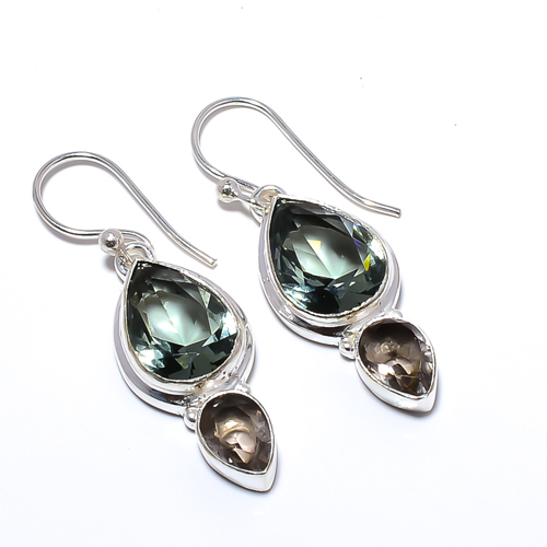 Black Tourmaline Handmade 925 Sterling Silver Earring, Gift for her, Silver Jewelry Earring, Elegant Earring, Black Gemstone Earring, Drop/Dangle Earring