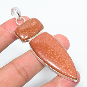 Golden Sunstone 925 Sterling Silver Pendant, Handmade Pendant, Pear Pendant, Golden Pendant, Unique Silver Pendant, Fine Pendant, Silver Jewelry Pendant