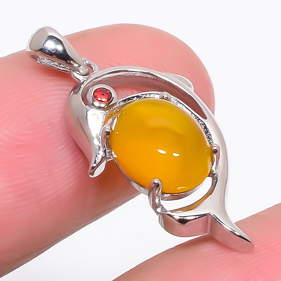 Carnelian & Garnet 925 Sterling Silver Pendant, Handmade Pendant, Oval Pendant, Red Pendant, Unique Silver Pendant, Fine Pendant, Silver Jewelry Pendant